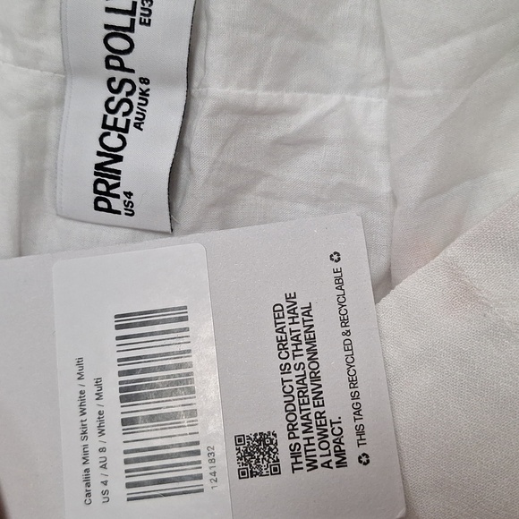 Princess Polly White Mini Skirt - Picture 4 of 5